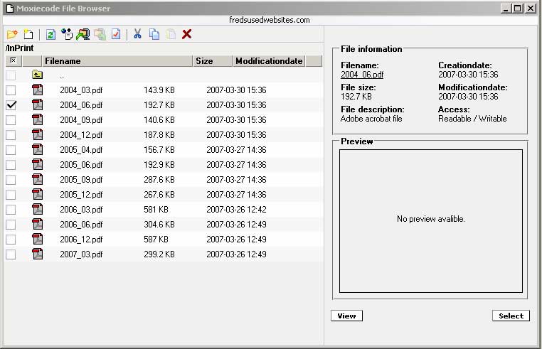 Filemanager Dialog Screen Clipping